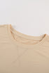 Crew Neck Colorblock Tee